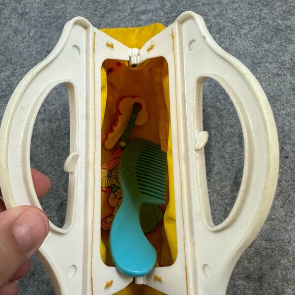 Vintage Fisher Price My Pretty Purse Comb Keychain Keys Play Dress Up 80s - Picture 7 of 11